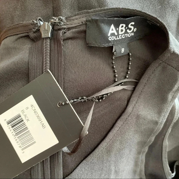 **NEW A•B•S Collection Sleeveless Ruffle Dress - Picture 7 of 9